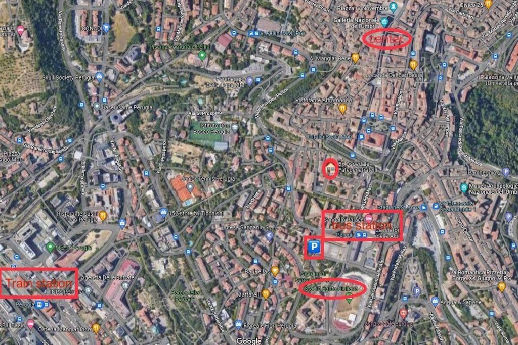 Appartamento Le Campanelle Centro Storico بيرودجا المظهر الخارجي الصورة
